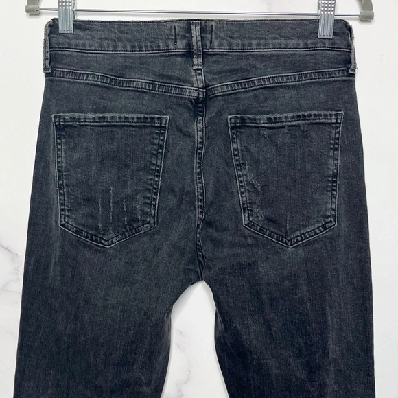 AGOLDE Sophie High Rise Crop Jean in Chelsea Destruct - Picture 7 of 12